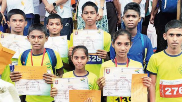Tribal kids warm up to athletics,with a little help from London