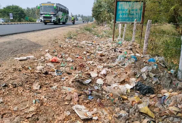 Waste dumping mars key highways in Madurai