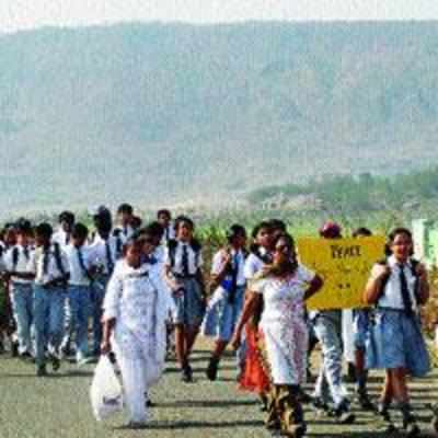 R-Day celebrations with a walkathon in Kharghar
