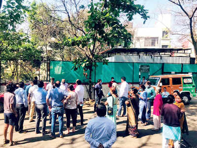 Panchavati soc’s effort to process trash raises stink Panchavati soc’s effort to process trash raises stink