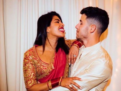 Photos: Priyanka Chopra celebrates first Karwa Chauth with husband Nick Jonas