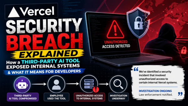 Vercel security breach explained: How a third-party AI tool exposed internal systems and what it means for developers
