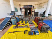 Maoist bunker busted in Bijapur, explosives and weapon-making tools seized