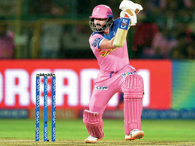 Ajinkya Rahane of Rajasthan Royals strikes back