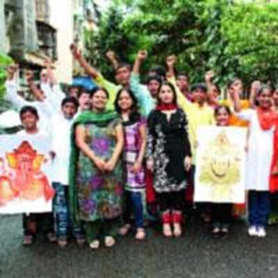 Street plays by students for an eco-friendly Ganeshotsav