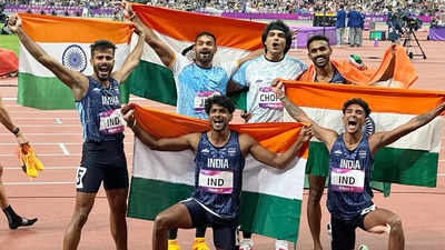 Asian Games 2023 highlights: Historic 1-2 for India! Neeraj grabs gold, Kishore takes silver in javelin; 4x400m men's relay team clinches gold for India