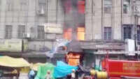 Watch: Massive fire engulfs commercial building in Kolkata 