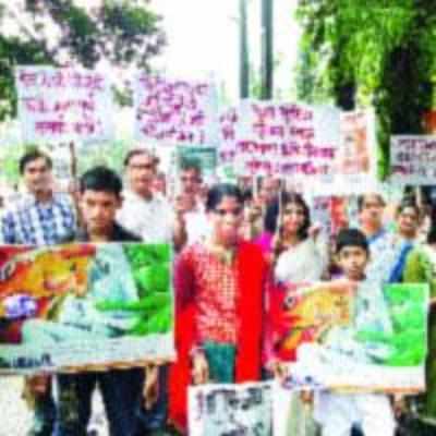 They walked for girl child in Kalyan