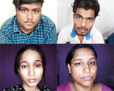 4 held for trying to sell 6-day-old baby