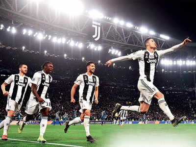 Christiano Ronaldo’s hat-trick against Atletico helps Juventus enter quarter-finals
