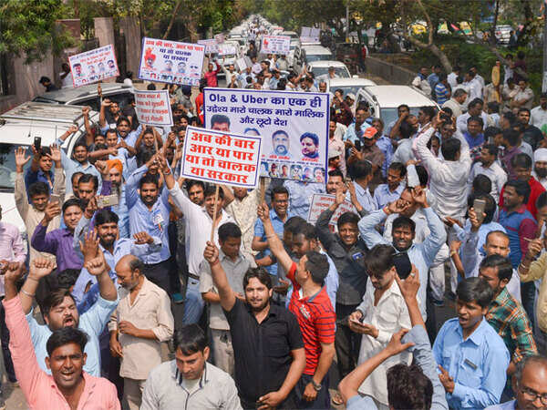 Some Ola, Uber drivers continue strike in Delhi