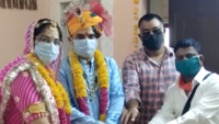 A COVID-19 wedding! Specially abled couple ties knot in Jodhpur 