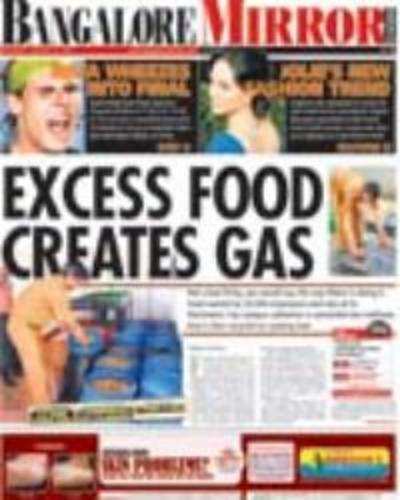 Excess food creates gas