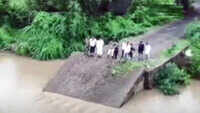 Newly-built bridge collapses in Gujarat’s Junagadh following heavy rainfall 