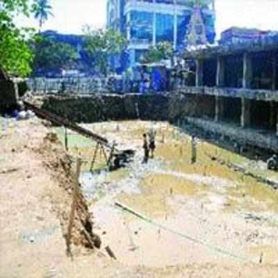 Construction of Gaondevi Market in full swing