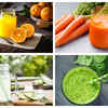 Fresh juices for a glowing skin Healthy juices for glowing skin like spinach juice aloe vera juice orange juice