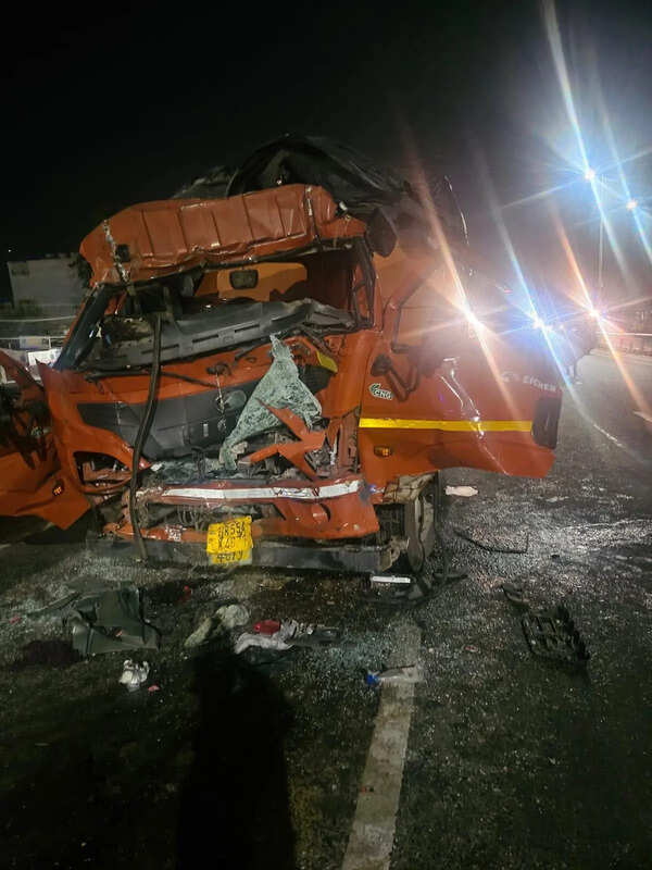 3 die as truck crashes into another parked on NH8 flyover