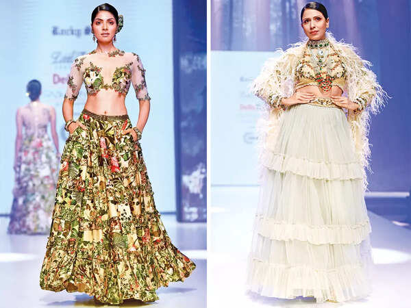 Flowy festive fashion at Delhi Times Fashion Week