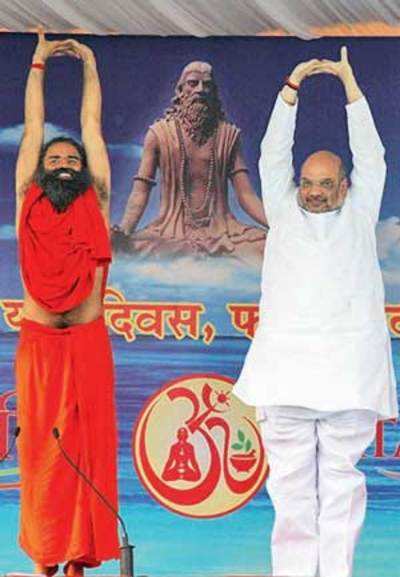 Amit Shah lost 20 kg through yoga: Baba Ramdev