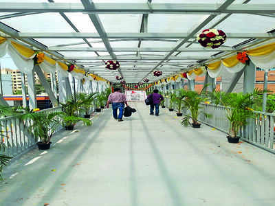 Bellandur gets skywalk after two-year crusade