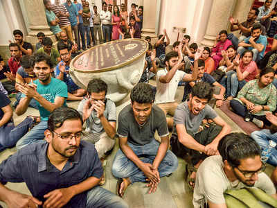 Engineer suspended after IISc students’ protest
