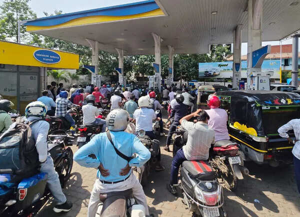 Panic buying of fuel: Petrol pumps exhaust daily stock