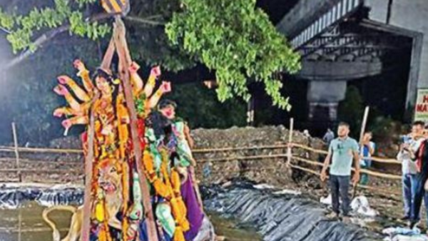 Odisha: 4 temporary ponds dug for immersion