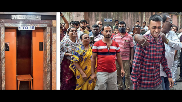Faulty elevator crashes down, crushes liftman to death in Kolkata