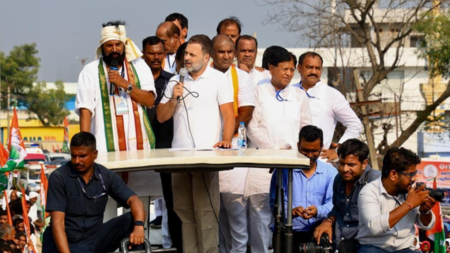 Rahul Gandhi says BJP leaders in Telangana queuing up to join Congress, winds up three-day tour