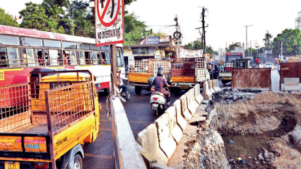 Hyderabad's 2nd longest flyover faces delays, locals suf