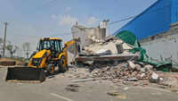 Building linked to land mafia in Gurgaon razed by GMDA