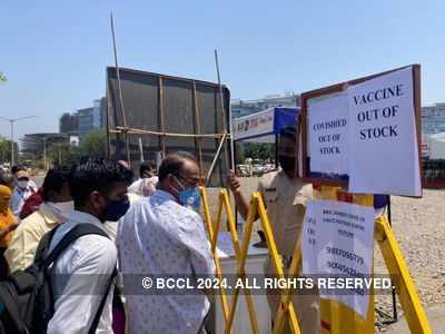 Vaccination halts at Mumbai's BKC centre due to shortage