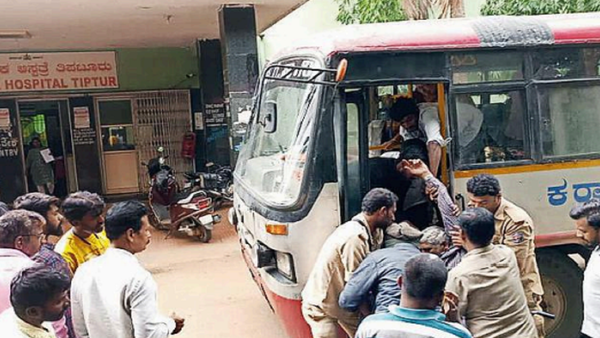 Bus crew drives back 8km to admit passenger to hospital in Karnataka