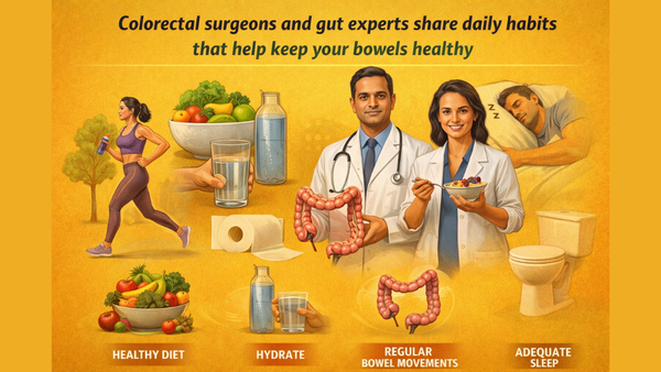 Colorectal surgeons and gut experts share daily habits that help keep your bowels healthy