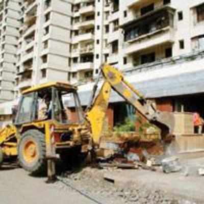 K'ghar demolition drive continues