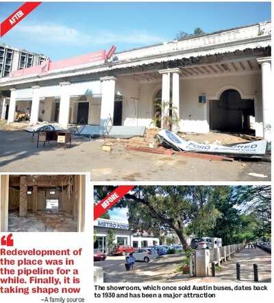 Bengaluru's iconic India Garage showroom on St Mark’s Road is being pulled down to make way for commercial complex