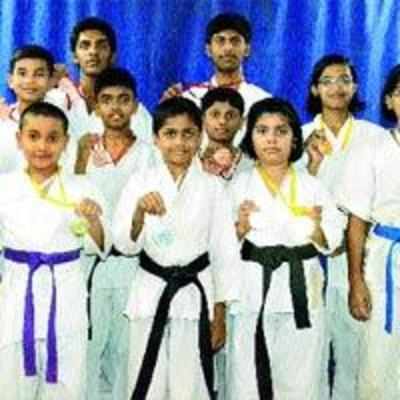 11 Dombivli champs win state level karate competition