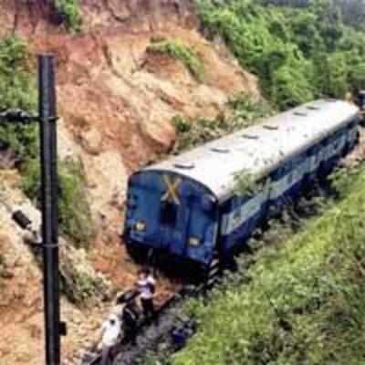 Motorman beats landslide