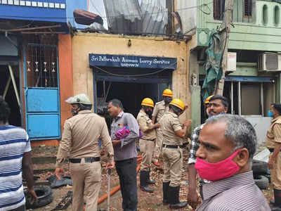Tharagupet blast: Seven gas cylinders seized
