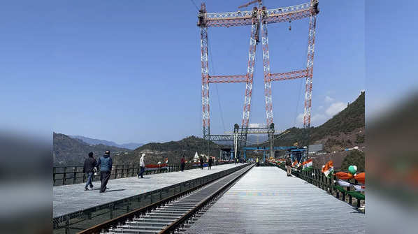 Chenab Bridge Worlds Highest Railway Bridge Set To Open This Year