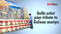 Delhi artist pays tribute to Galwan martyrs 