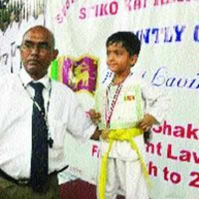 Child prodigy in martial arts ready for int'l debut