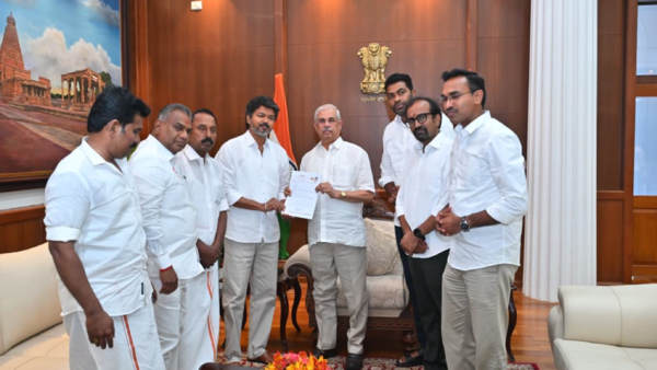 Uncertainty over TVK forming govt continues; governor tells Vijay to show numbers