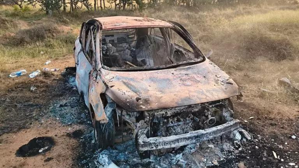 Burned bodies of four of a family from Chennai found in charred car near Nellai