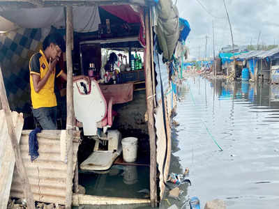 Slums wait for relief funds