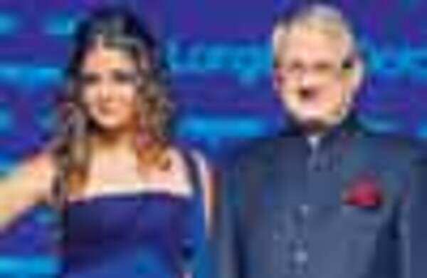 Aishwarya at a Delhi do