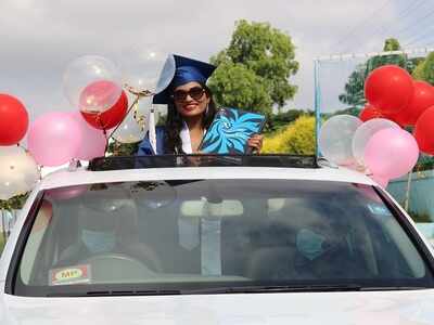 City school hosts first drive-thru graduation ceremony