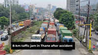 Accident, oil spill on road leads to massive jam on Ghodbunder Road 