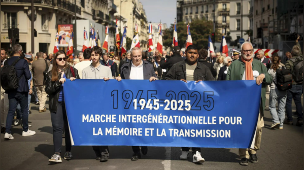 People march to commemorate the anniversary