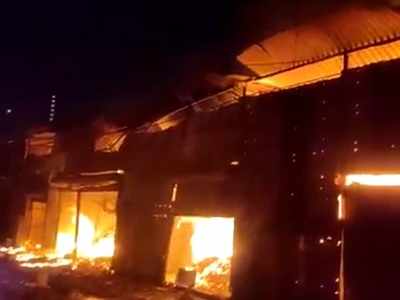 Major fire breaks out in godown in Thane's Mumbra